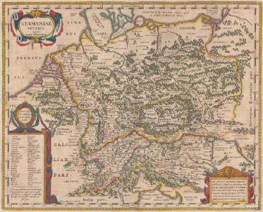 Germaniae Veteris, typus. [Karte], in: Novus atlas absolutissimus, Bd. 2, S. 8.