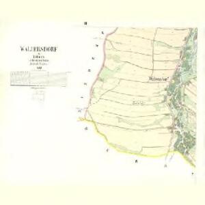 Waltersdorf - c8316-1-002 - Kaiserpflichtexemplar der Landkarten des stabilen Katasters