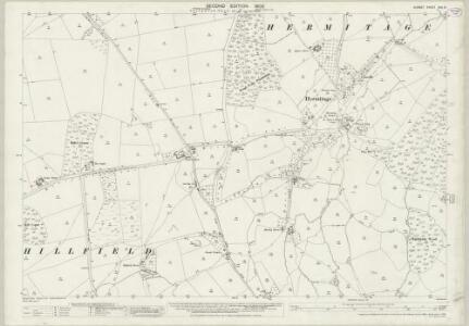 Dorset XXII.5 (includes: Hermitage; Hilfield; Minterne Magna) - 25 Inch Map