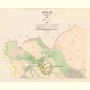 Sbislau (Zbislaw) - c9200-1-001 - Kaiserpflichtexemplar der Landkarten des stabilen Katasters