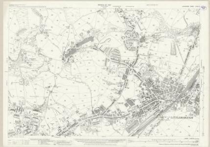 Smallbridge Old map of Littleborough Lancs 1911: 81SW repro Wardle 