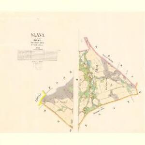 Slana - c6994-1-001 - Kaiserpflichtexemplar der Landkarten des stabilen Katasters