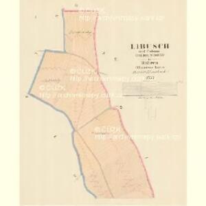 Libusch - m1546-1-001 - Kaiserpflichtexemplar der Landkarten des stabilen Katasters