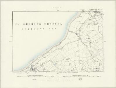 Cardiganshire XIX.SE - OS Six-Inch Map