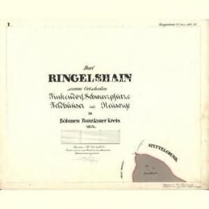 Ringelshain - c6668-1-001 - Kaiserpflichtexemplar der Landkarten des stabilen Katasters