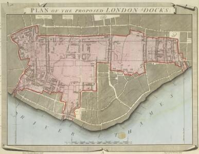 Plan of Proposed London Docks (at Wapping)