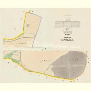 Cztinowes (Čtinowes) - c0771-1-003 - Kaiserpflichtexemplar der Landkarten des stabilen Katasters