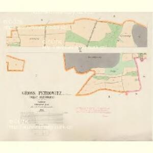 Gross Petrowitz (Welky Petrowice) - c5727-1-006 - Kaiserpflichtexemplar der Landkarten des stabilen Katasters