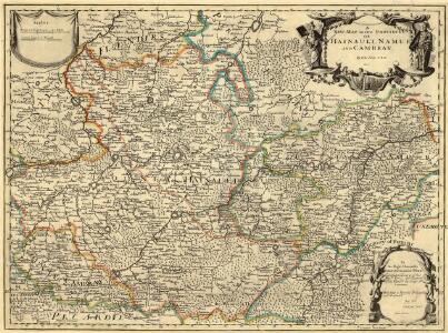 A new map of the provinces of Hainault, Namur and Cambray