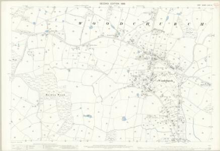Kent LXXII.10 (includes: Woodchurch) - 25 Inch Map