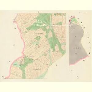 Hluboken (Hluboky) - c1888-1-002 - Kaiserpflichtexemplar der Landkarten des stabilen Katasters