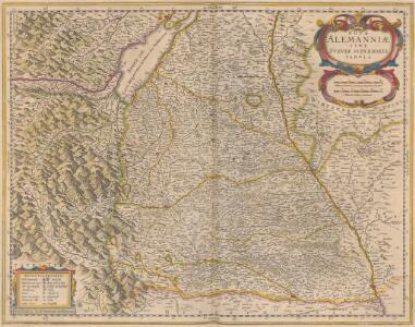 Nova Alemanniae Sive Sueviae Superioris Tabula. [Karte], in: Novus atlas absolutissimus, Bd. 2, S. 217.