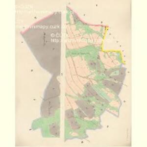 Schirmdorf (Semain) - c6823-1-005 - Kaiserpflichtexemplar der Landkarten des stabilen Katasters