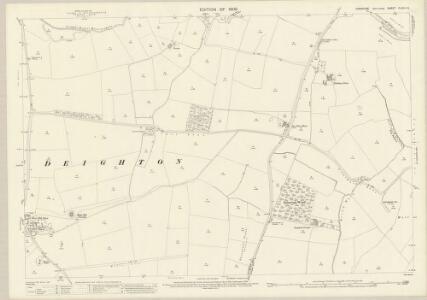 Yorkshire CLXXII.6 (includes: Great Ribston With Walshford; Kirk Deighton; Little Ribston; North Deighton) - 25 Inch Map