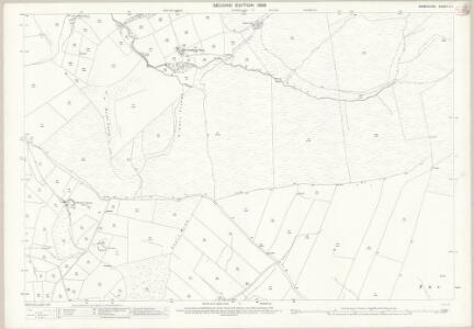 Derbyshire IX.1 (includes: Chinley Bugsworth and Brownside; Hayfield) - 25 Inch Map