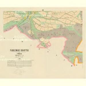 Nieder Reith - c1356-2-005 - Kaiserpflichtexemplar der Landkarten des stabilen Katasters