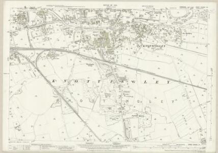 Yorkshire CCXXXV.14 (includes: Beal Or Beaghall; Byram Cum Sutton; Criding Stubbs; Knottingley) - 25 Inch Map