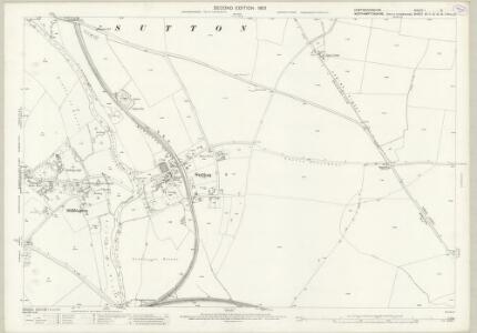 Huntingdonshire I.12 (includes: Ailsworth; Sibson cum Stibbington; Sutton; Upton) - 25 Inch Map