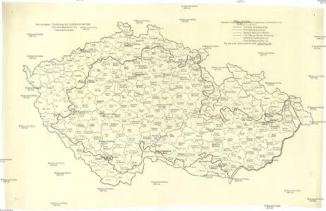 Administrative Gliederung der Sudetenländer 1930