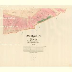 Domanin - m0552-1-005 - Kaiserpflichtexemplar der Landkarten des stabilen Katasters