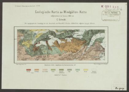 Geologische Karte der Windgällen-Kette