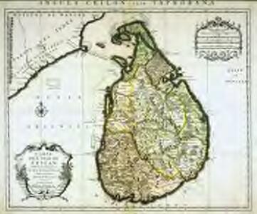 Carte de l'isle de Ceylan
