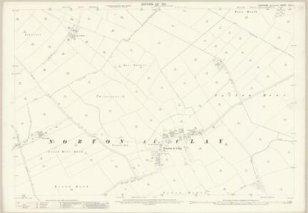 Yorkshire CXX.6 (includes: Cundall With Leckby; Dishforth; Norton Le Clay; Thornton Bridge) - 25 Inch Map