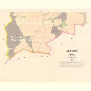 Sechow - c6815-1-002 - Kaiserpflichtexemplar der Landkarten des stabilen Katasters