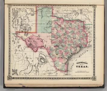 Schonberg's Map of Texas.