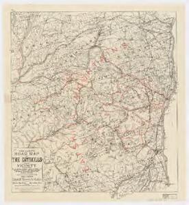 Van Loan's road map of the Catskills and vicinity : all of Greene County, most of Ulster and Delaware counties, and large portions of Albany, Schoharie, Otsego, and Sullivan counties