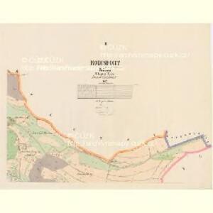 Rodisfort - c6389-1-002 - Kaiserpflichtexemplar der Landkarten des stabilen Katasters