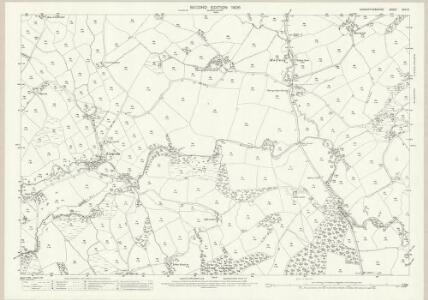 Carmarthenshire XXV.12 (includes: Llandeilo Fawr Rural; Llansadwrn; Talyllychau) - 25 Inch Map