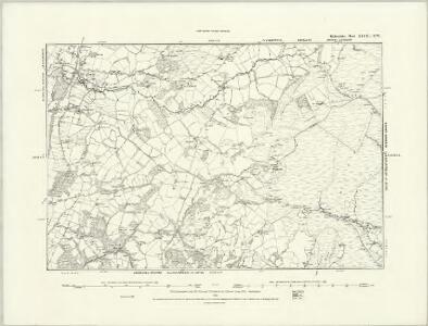 Radnorshire XXVIII.SE - OS Six-Inch Map