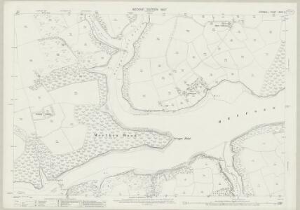 Cornwall LXXVII.9 (includes: Constantine; Manaccan; St Martin in Meneage) - 25 Inch Map