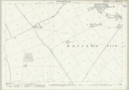 Leicestershire VIII.14 (includes: Croxton Kerrial; Denton; Wyville cum Hungerton) - 25 Inch Map