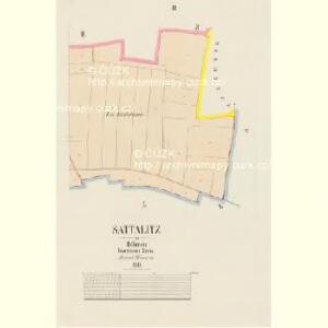 Sattalitz - c6748-1-002 - Kaiserpflichtexemplar der Landkarten des stabilen Katasters
