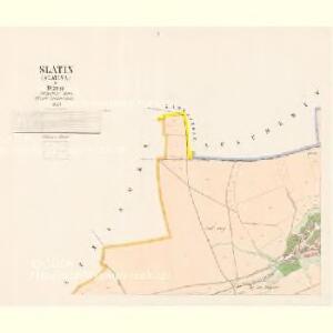 Slatin (Slatina) - c7007-1-001 - Kaiserpflichtexemplar der Landkarten des stabilen Katasters