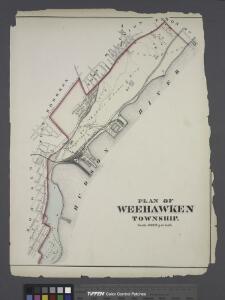 Plan of Weehawken township.