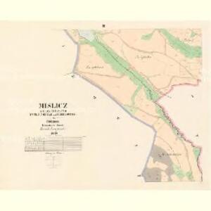 Mislicz - c4915-1-002 - Kaiserpflichtexemplar der Landkarten des stabilen Katasters