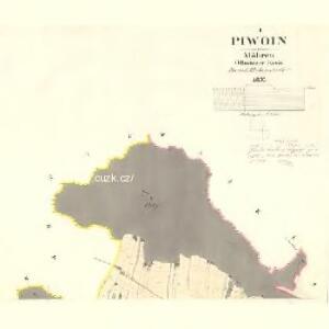 Piwoin - m2300-1-001 - Kaiserpflichtexemplar der Landkarten des stabilen Katasters