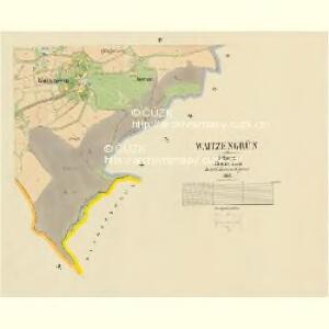 Waitzengrün - c4243-3-004 - Kaiserpflichtexemplar der Landkarten des stabilen Katasters