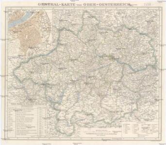 General-Karte von Ober-Oesterreich