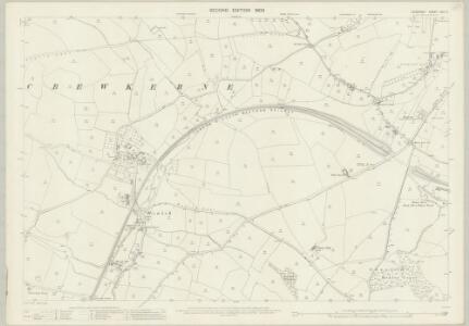 Somerset XCII.4 (includes: Crewkerne; West Crewkerne) - 25 Inch Map