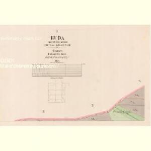 Ruda - c6614-1-001 - Kaiserpflichtexemplar der Landkarten des stabilen Katasters