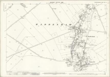 Buckinghamshire XXXII.12 (includes: Haddenham) - 25 Inch Map