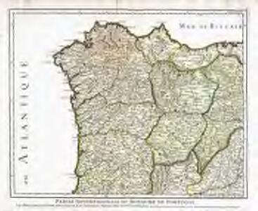 Partie septentrionale du royaume de Portugal, les royaumes de Leon et de Galice, les Asturies, partie des deux Castilles [et]c