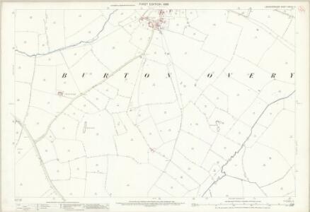 Leicestershire XXXVIII.14 (includes: Burton Overy; Carlton Curlieu; Glen Magna; Kibworth Harcourt) - 25 Inch Map