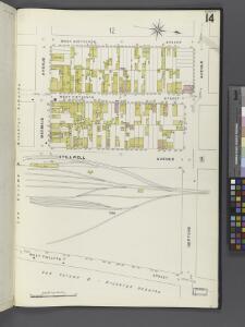 Brooklyn Vol. B Plate No. 14 [Map bounded by W.16th St., Neptune Ave., W.12th St., Mermaid Ave.]