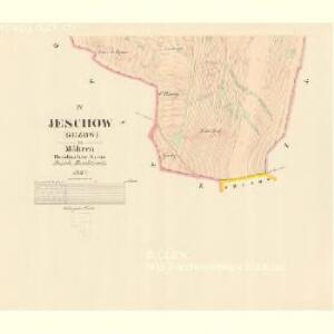 Jeschow (Gežow) - m1096-1-004 - Kaiserpflichtexemplar der Landkarten des stabilen Katasters