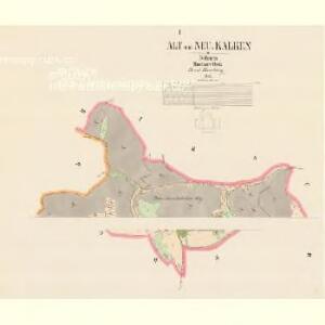 Alt und Neu Kalken - c6920-1-001 - Kaiserpflichtexemplar der Landkarten des stabilen Katasters
